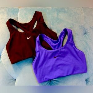 Nike Women's Sports Bra Set - Black and Royal blue